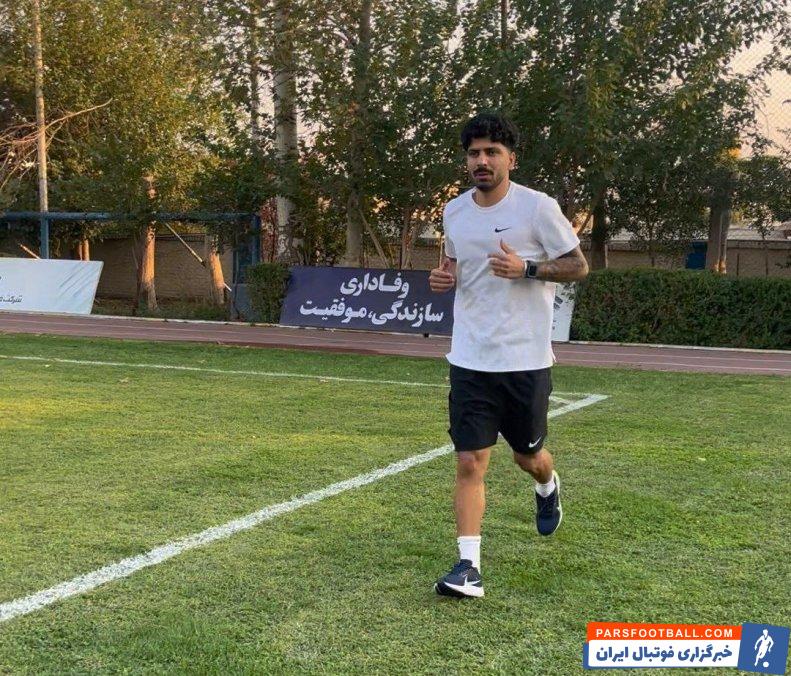 غلامرضا ثابت ایمانی دویدن سبک را پس از بهبود مصدومیت پارگی آشیل پا اغاز کرد
