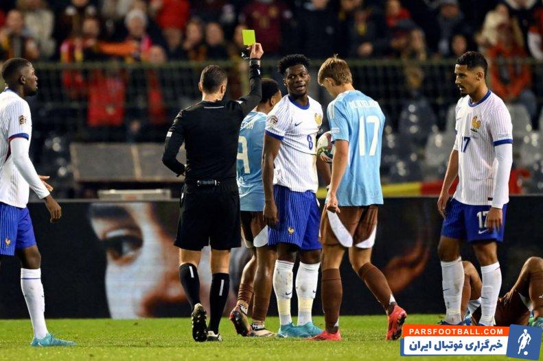 فرانسه ؛ اخراج شوامنی به عنوان کاپیتان فرانسه در دیدار برابر بلژیک 