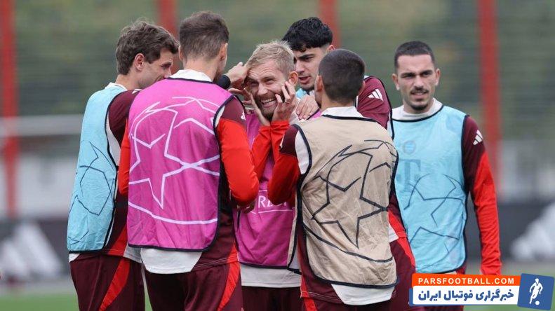 هری کین ؛ حضور هری کین در تمرین تیم فوتبال بایرن مونیخ پس از بهبود مصدومیت