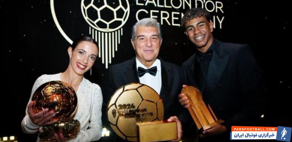 مراسم اهدای توپ طلا , تیم فوتبال بارسلونا , 