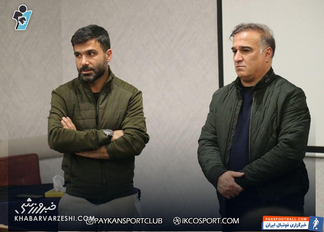 رسول خطیبی در مراسم معارفه سرپرست جدید پیکان؛ خوشحالم سیروس دین‌محمدی کنار ماست