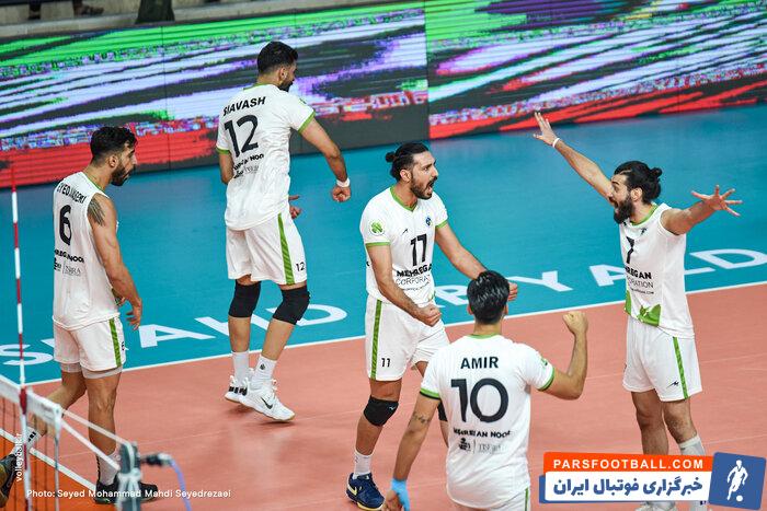 لیگ برتر والیبال؛ بازگشت مهرگان نور به جمع صدرنشینان با برد مقابل فولاد سیرجان