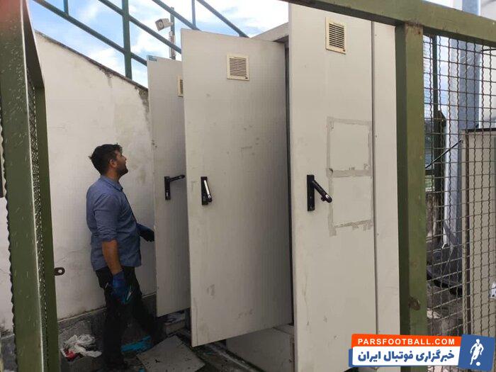 بهسازی تجهیزات نور ورزشگاه شهدای نوشهر آغاز شد