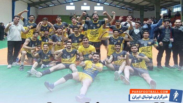 طلایی پوشان ورامین قهرمان لیگ دسته یک والیبال جوانان کشور شدند