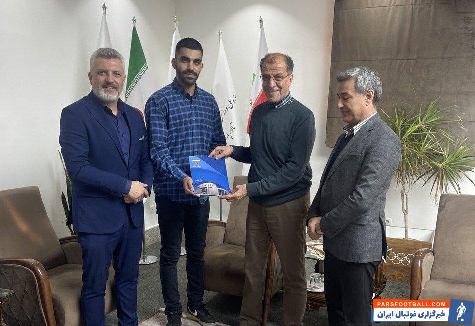 عکس | تقدیر رییس کمیته المپیک از ستاره ایران