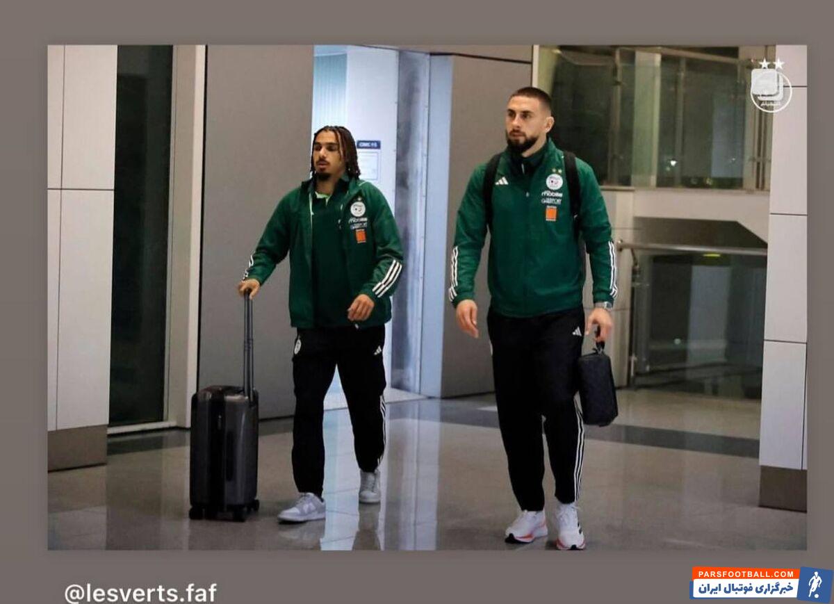 عکس| حضور الکسی گندوز در اردوی تیم ملی الجزایر