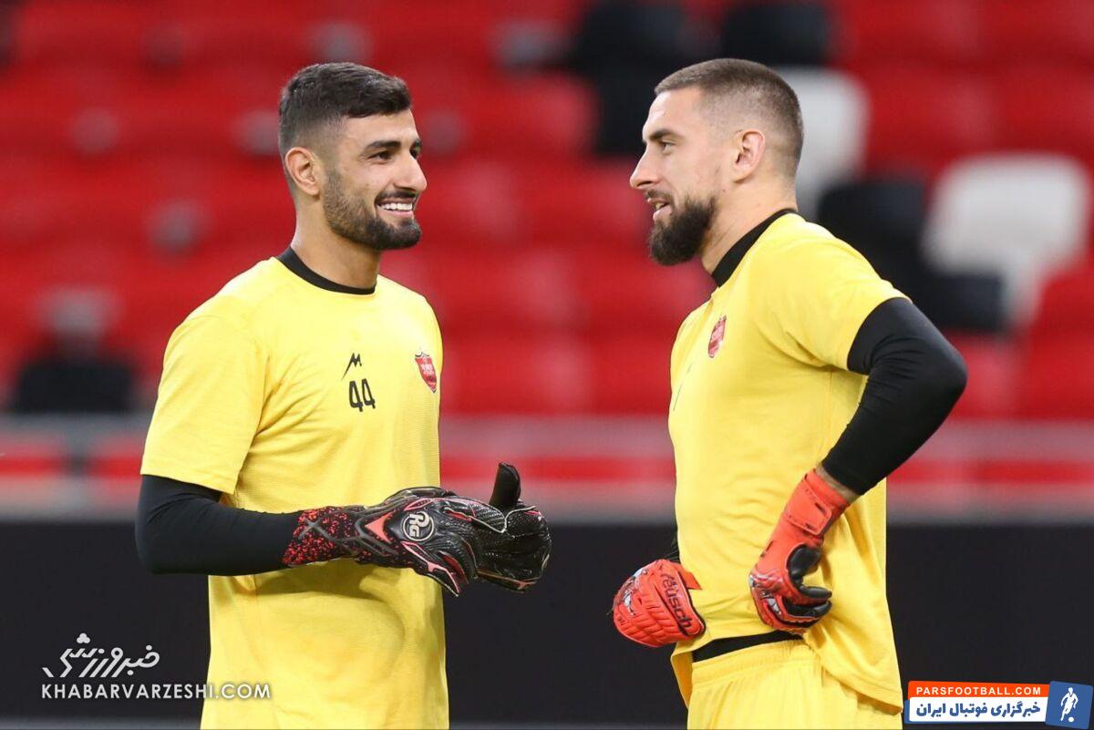 بازگشت جانشین بیرانوند به قفس توری پرسپولیس/ پرواز عقاب آفریقا در آسمان قطر +عکس