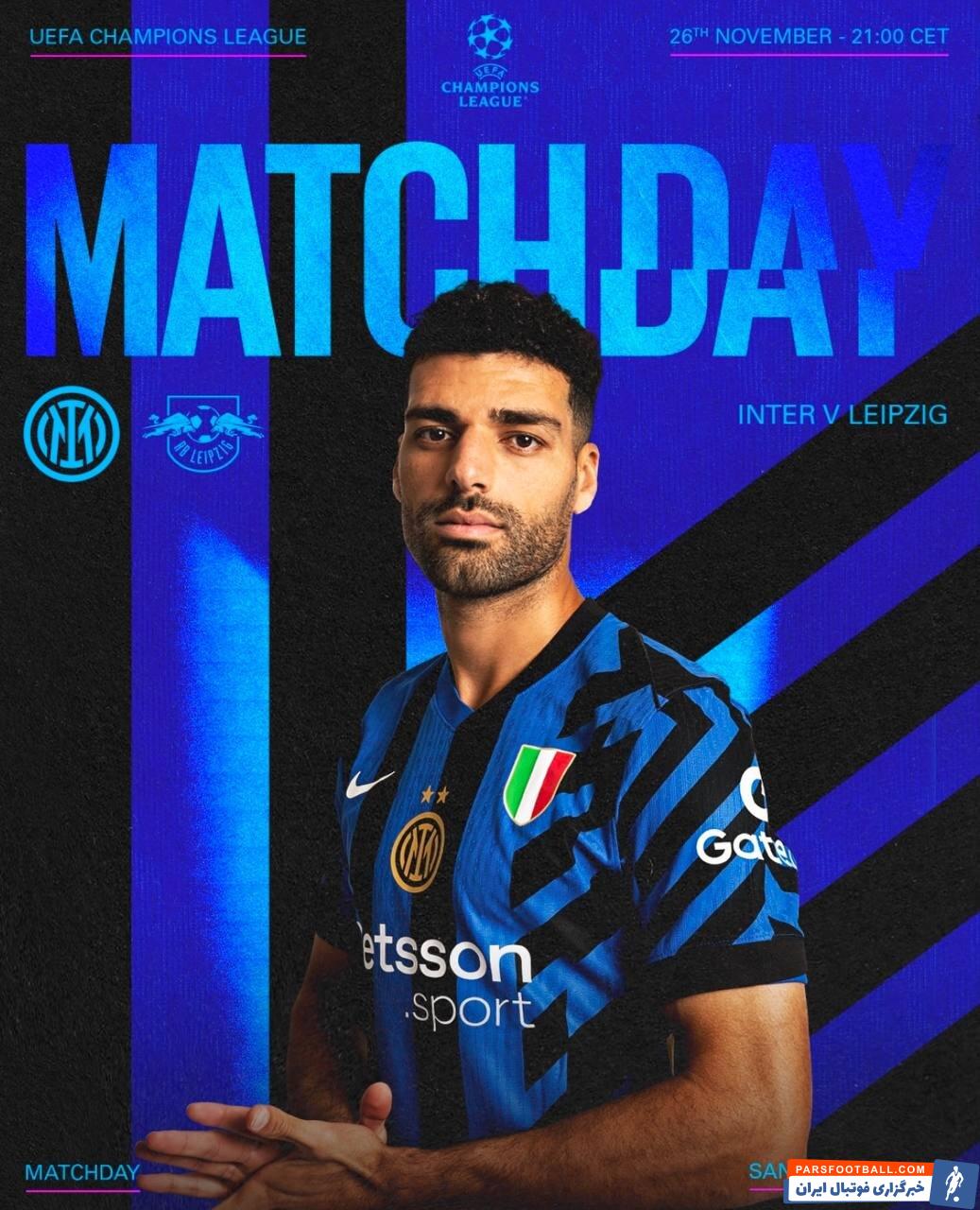 عکس | مهدی طارمی روی پوستر اینتر؛ ستاره ایرانی آماده درخشش