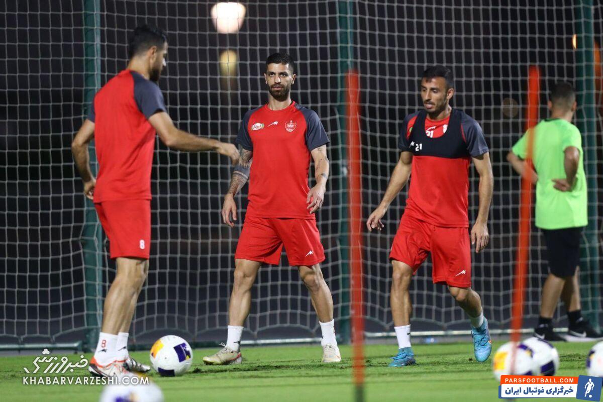 بازیکنان پرسپولیس با دستور گاریدو ریکاوری کردند +عکس