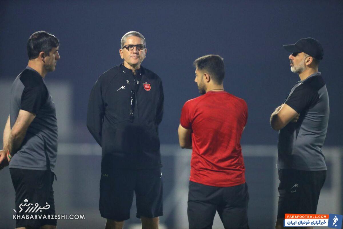 بازیکنان پرسپولیس با دستور گاریدو ریکاوری کردند +عکس