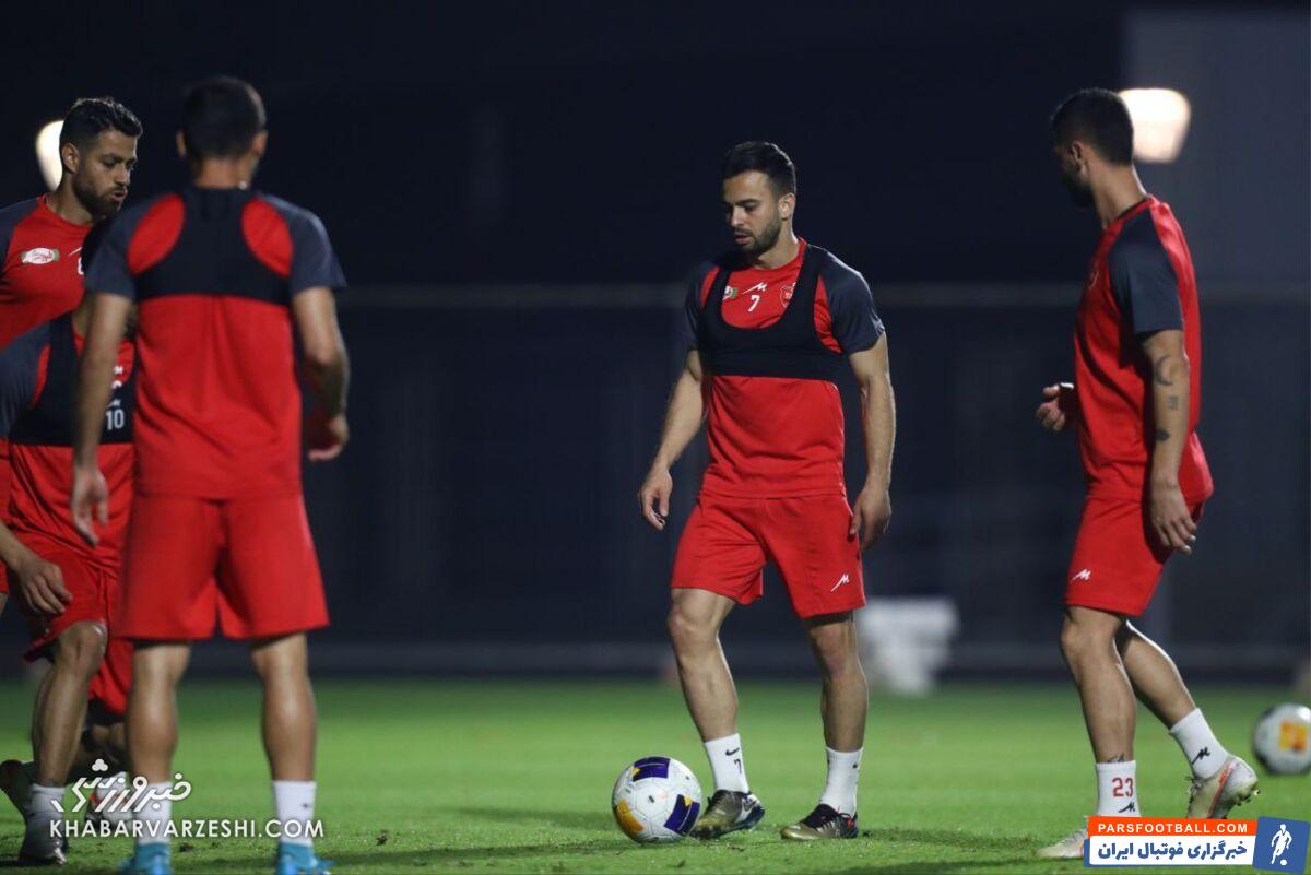 بازیکنان پرسپولیس با دستور گاریدو ریکاوری کردند +عکس
