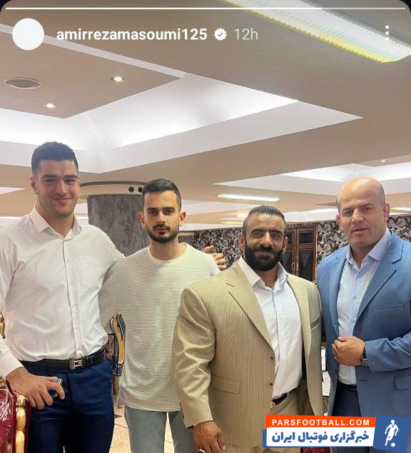 قاب ماندگار ستاره کشتی با هادی چوپان + عکس