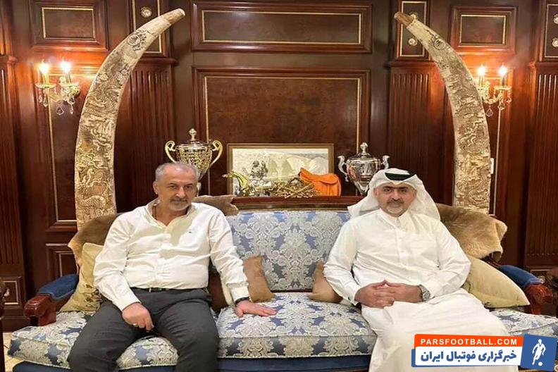 رضا درویش مدیرعامل پرسپولیس با مقام های ارشد باشگاه الوکره دیدار کرد