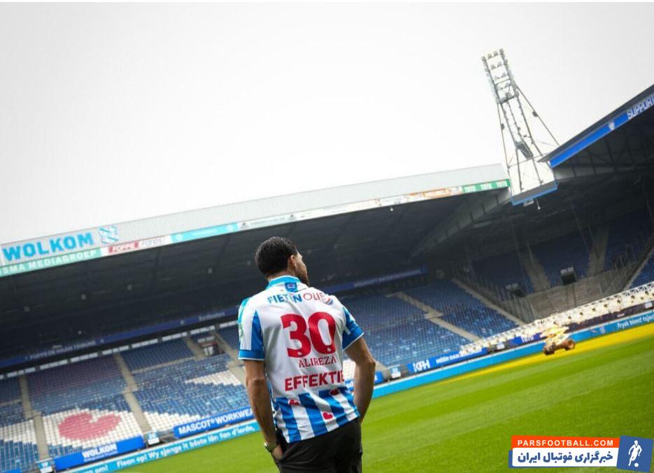 علیرضا جهانبخش با شماره 30 برای هیرنفین به میدان خواهد رفت