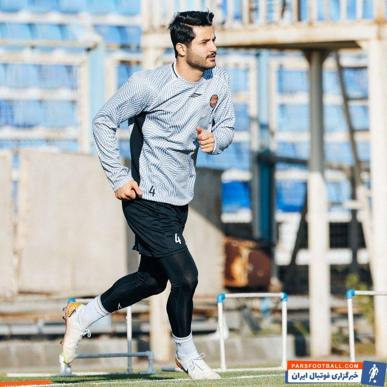 تراکتور ؛ تصویر تمرین بازیکنان تیم تراکتور برابر دیدار برابر گل گهر 