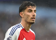 هاورتز ؛ تصویر خونریزی سر هاورتز ستاره آرسنال در دیدار برابر چلسی