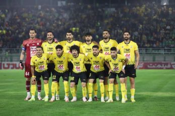 سپاهان ؛ پارک اتوبوسهای اختصاصی سپاهان به شکلی منظم و مرتب در هتل شهرستان جم