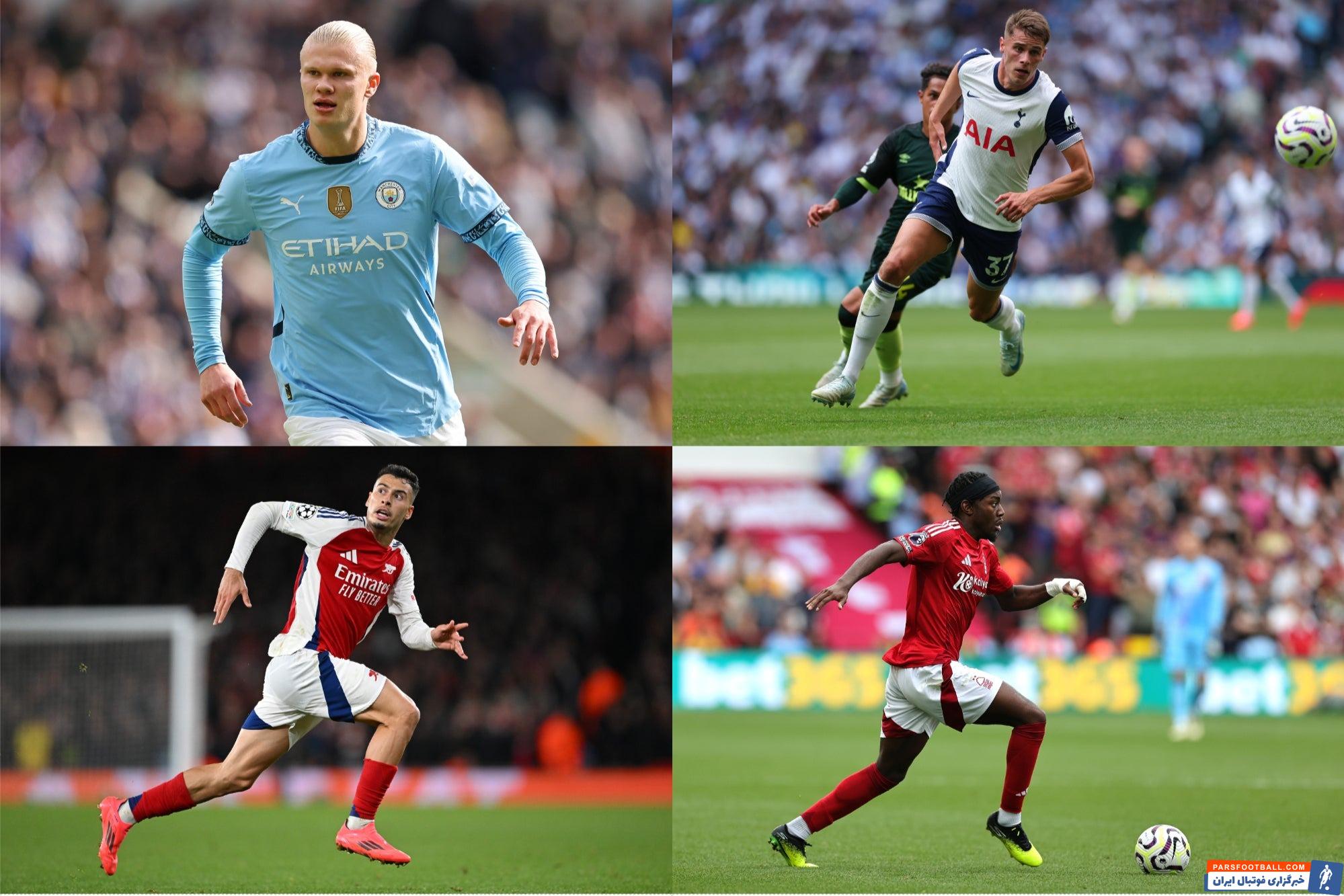 لیگ برتر ؛ تیم منتخب بازیکنان سرعتی لیگ برتر انگلیس در فصل 2024/2025