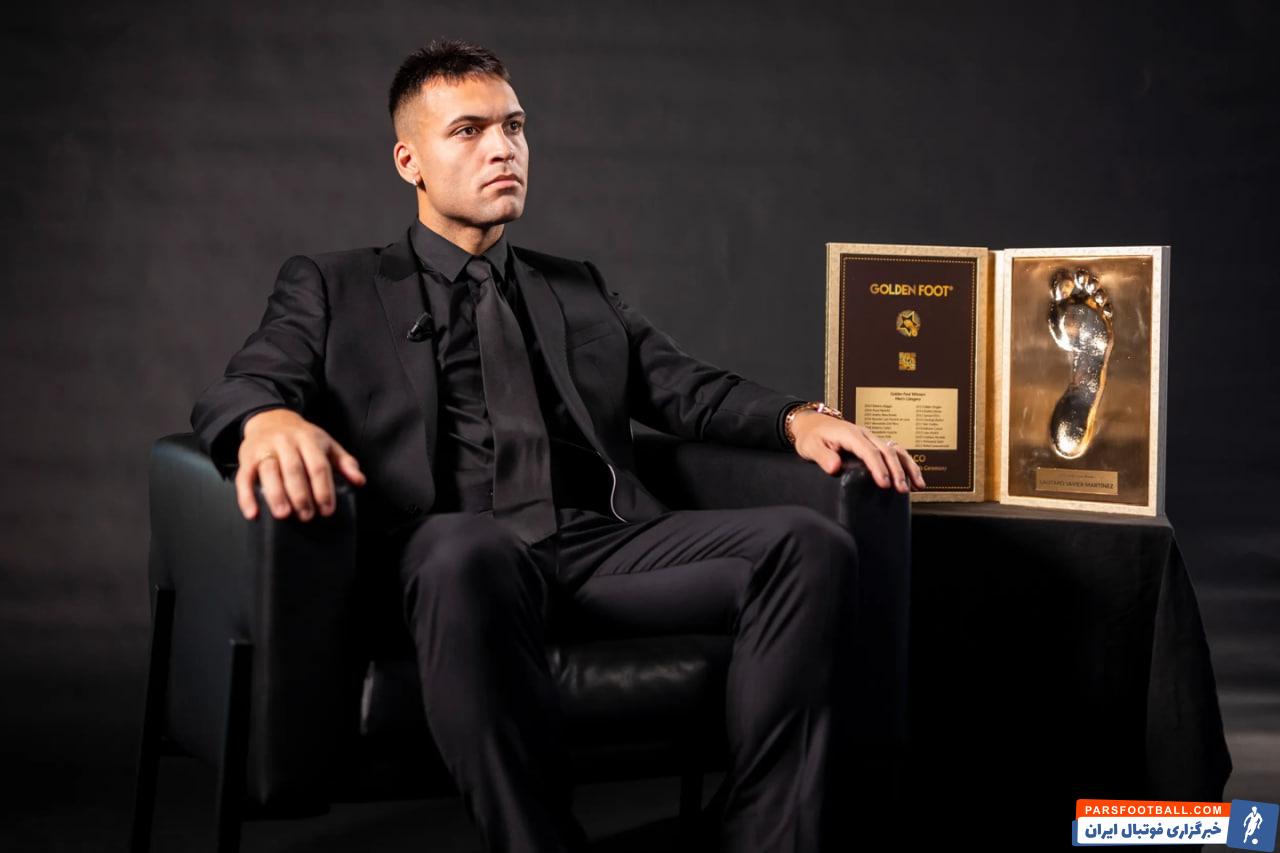 لائوتارو مارتینز کاپیتان اینتر برنده جایزه پای طلایی در سال 2024