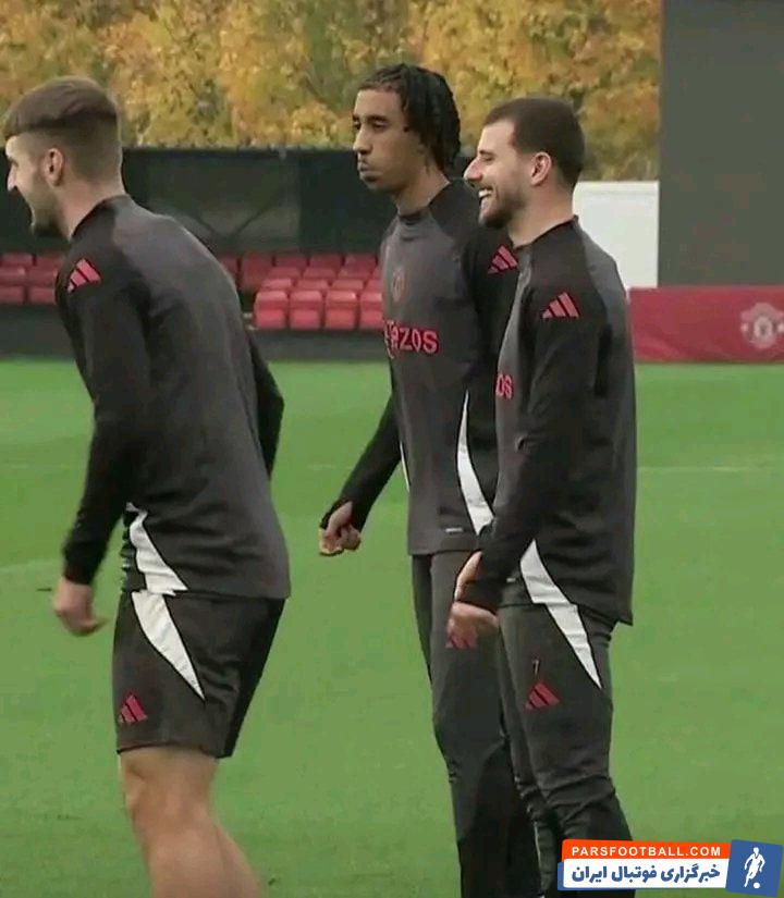 لنی یورو ؛ تصویر لنی یورو خرید جدید منچستریونایتد در تمرین پس از بهبود مصدومیتش 