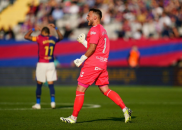 بارسلونا ؛ مهار دیدنی یاسپر سیلسن، دروازه‌بان لاس پالماس، مانع از گلزنی رافینیا