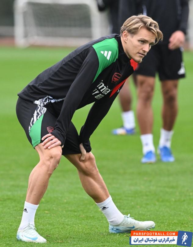 اودگارد ؛ تصویر بازگشت مارتین اودگارد به تمرینات گروهی آرسنال