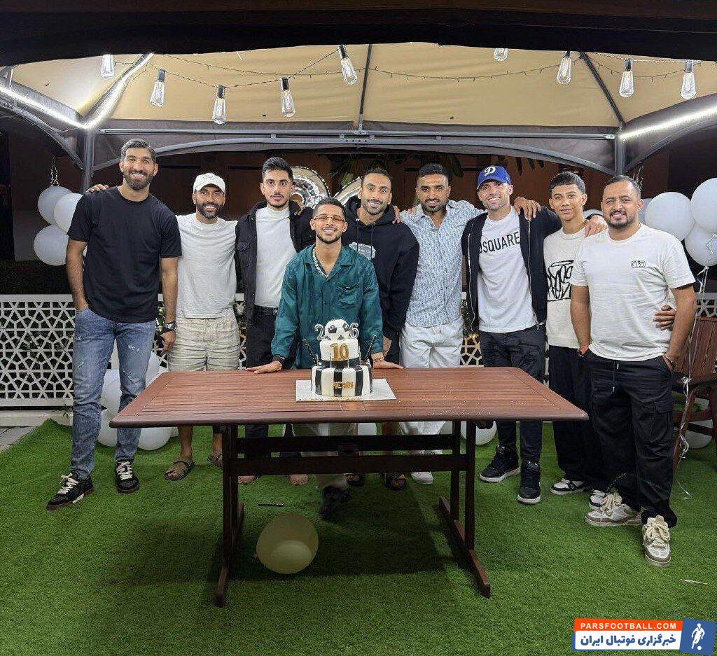 جشن تولد مهدی قائدی در امارات/ با حضور قدوس و مغانلو و غیبت سردار +عکس