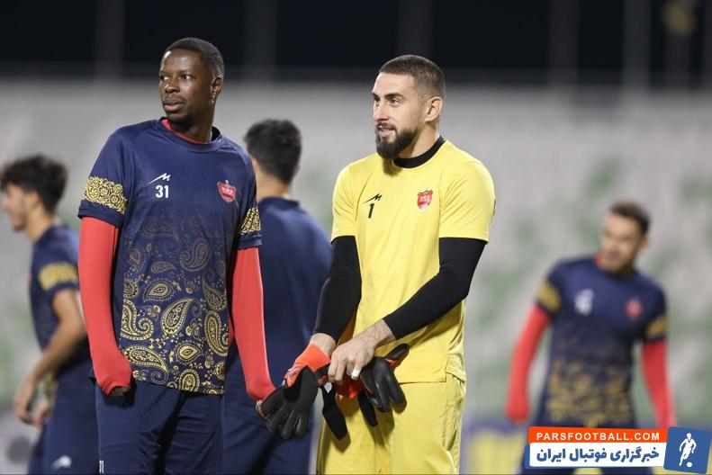 پرسپولیس؛ جلسه تمرینی پرسپولیس در ورزشگاه حمد بن‌خلیفه پیش از بازی با الشرطه عراق