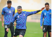 تمرینات بازیکنان سپاهان و خط و نشان کشیدن آنها برای رقابت با پرسپولیس