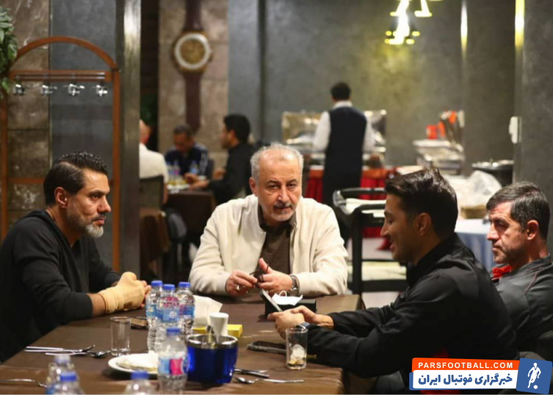 حضور رضا درویش مدیر عامل باشگاه پرسپولیس در اردوی ارتش سرخ