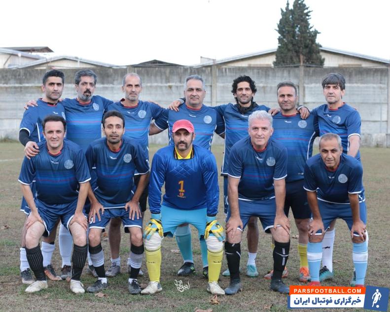 رضا خالقیفر مهاجم پیشین پرسپولیس در مراسم یادبود شادروان مهران اصغری