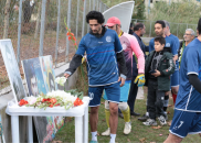 رضا خالقی‌فر مهاجم پیشین پرسپولیس در مراسم یادبود شادروان مهران اصغری