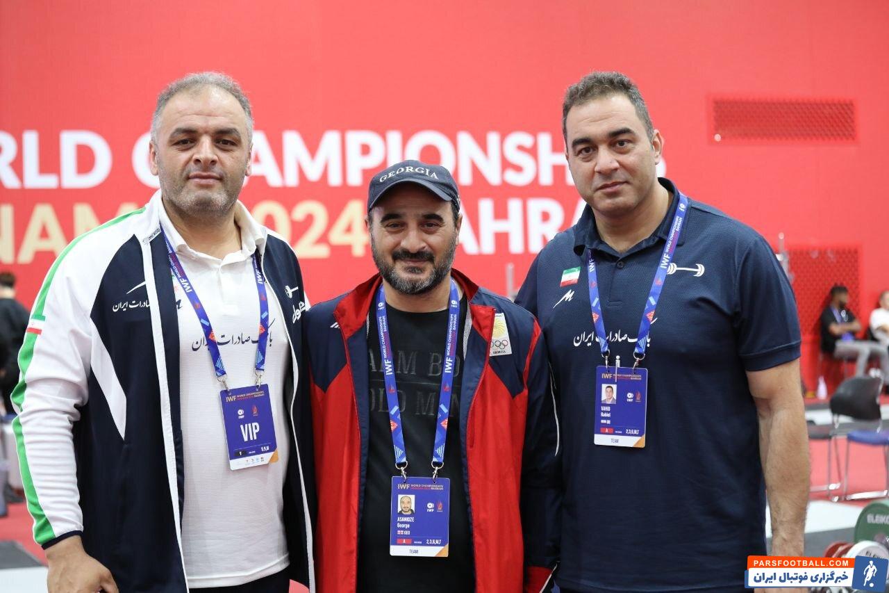 عکس | قهرمان المپیک آتن در جمع ملی‌پوشان