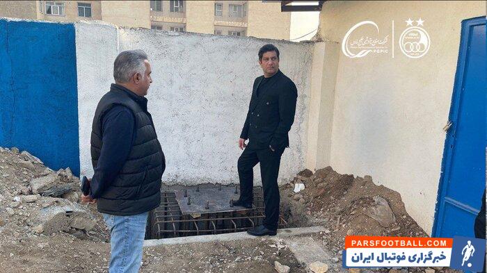 بازدید مدیرعامل استقلال از کمپ حجازی