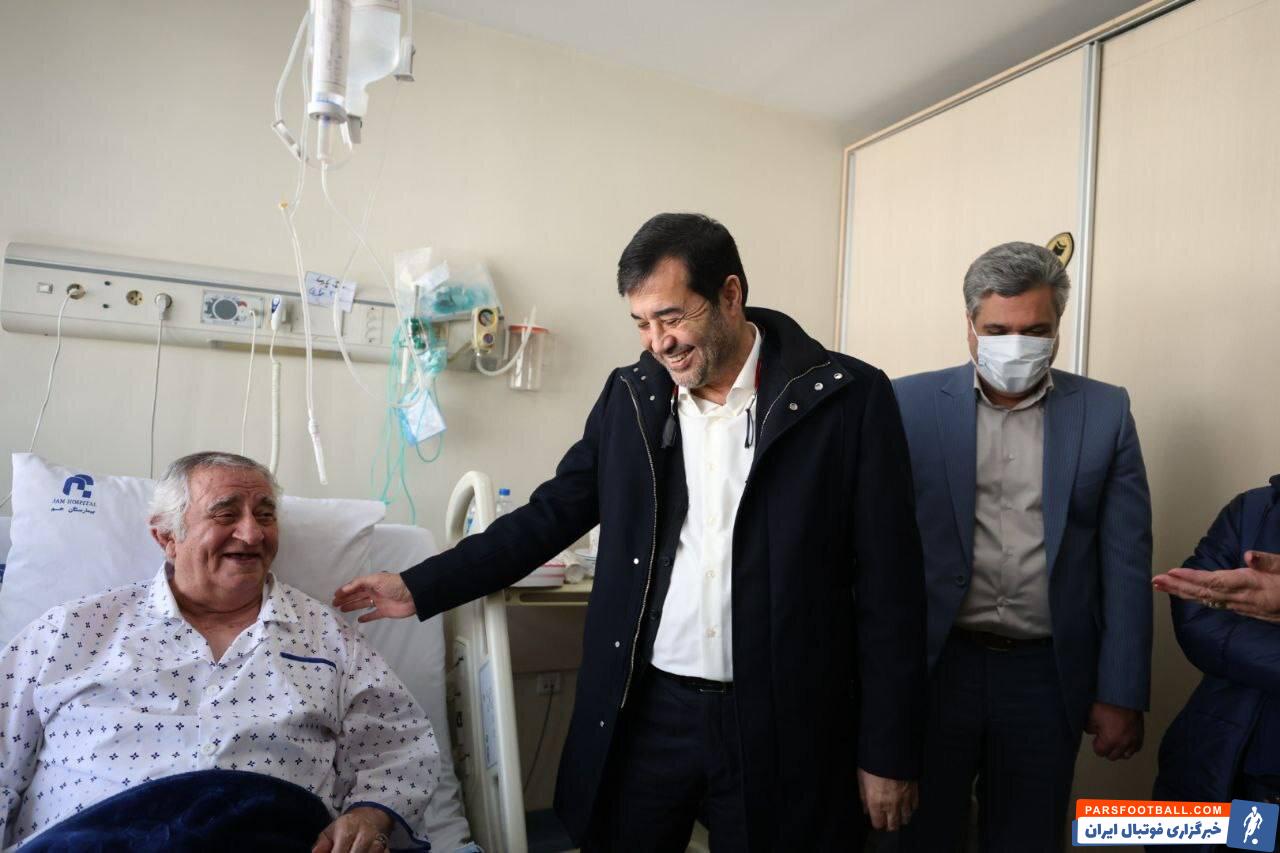 عکس | عیادت وزیر ورزش از سرمربی تیم ملی