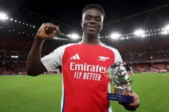 ساکا ؛ بوکایو ساکا و ثبت 9 گل و 12 پاس گل در 21 بازی