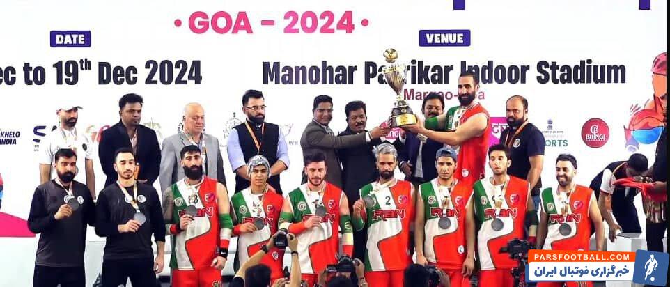 عکس| تیم ملی ایران نایب قهرمان آسیا شد