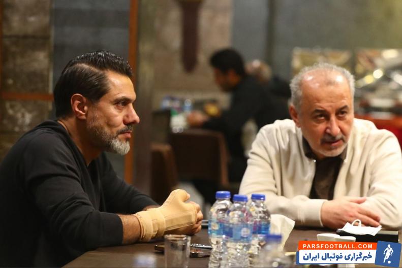 حضور رضا درویش مدیر عامل باشگاه پرسپولیس در اردوی ارتش سرخ