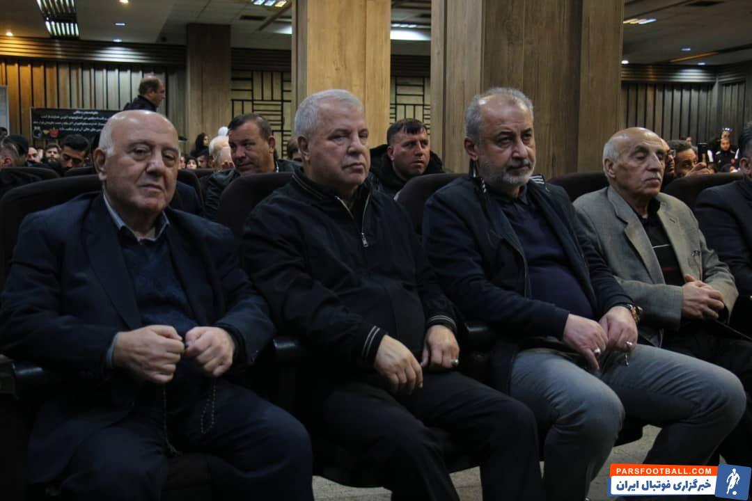 بزرگان پرسپولیس در مراسم ختم بانوی هوادار، درویش با پروین آمد