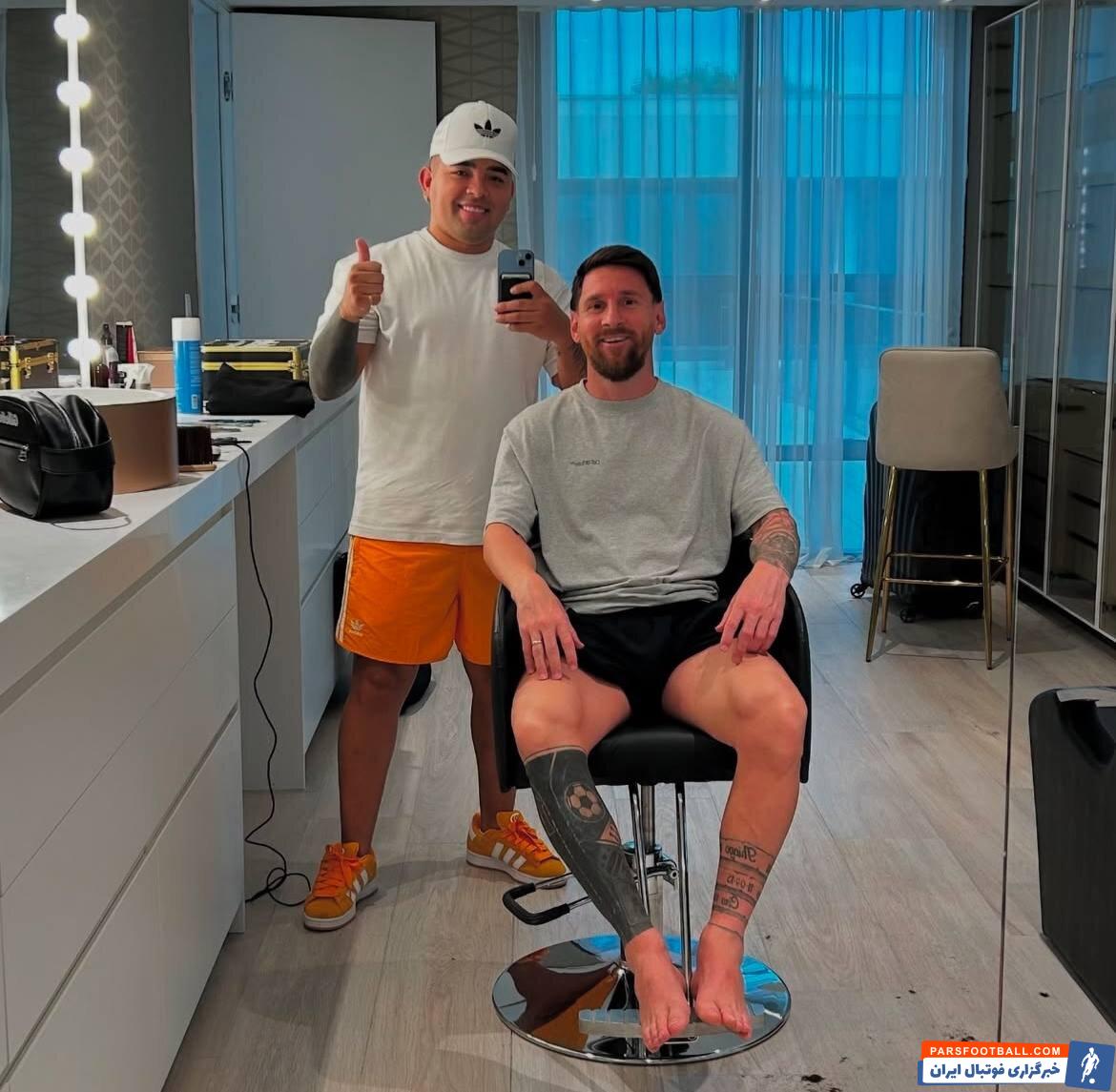 عکس | رونمایی از استایل متفاوت لیونل مسی در تعطیلات