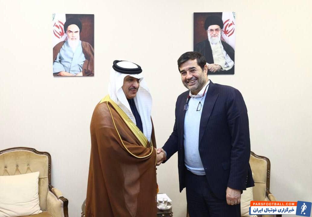 عکس | دیدار وزیر ورزش ایران در دیدار با سفیر عربستان/ قول دنیامالی به العنزی