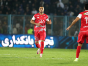 گل اول پرسپولیس در بازی حساس مقابل مس رفسنجان توسط علی علیپور