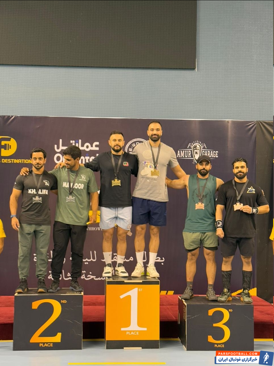 کولاک این تیم ایرانی در مسابقات کراسفیت مسقط