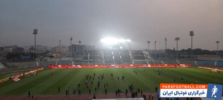 خاموشی دوباره پروژکتورهای ورزشگاه شهدای شهرقدس + عکس