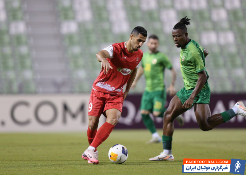پرسپولیس؛ اثرگذاری کم علیپور ستاره پرسپولیس در پست وینگر چپ در بازی برابر الشرطه