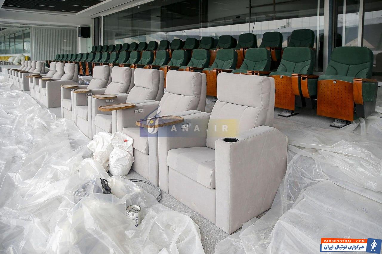 آزادی ؛ تصاویر جایگاه‌های VIP، CIP و خبرنگاران ورزشگاه آزادی