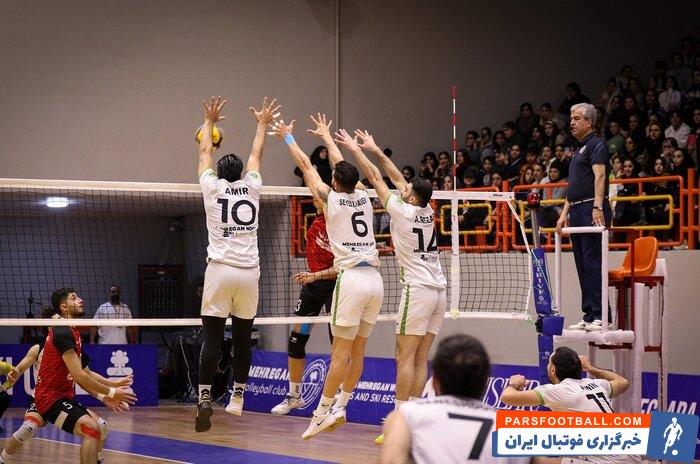 لیگ برتر والیبال | مهرگان نور  ۳ – ۱ گیتی‌پسند اصفهان؛ هفتمین برد نماینده مازندران ثبت شد