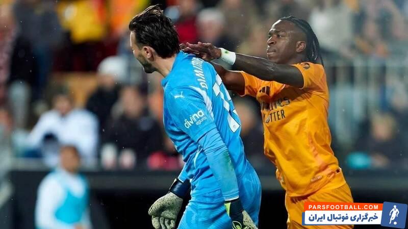 محرومیت ۲ جلسه‌ای در انتظار وینیسیوس