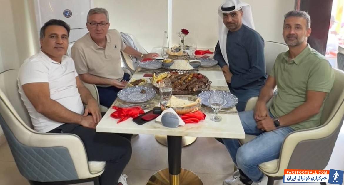 عکس | ملاقات برانکو با موشک به صرف غذای ایرانی!