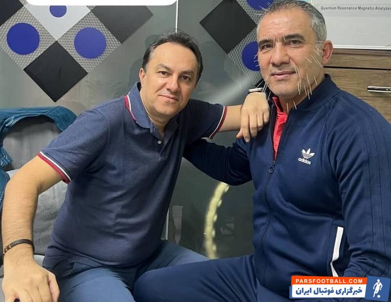 عکس جالب عابدزاده پس از طب سوزنی